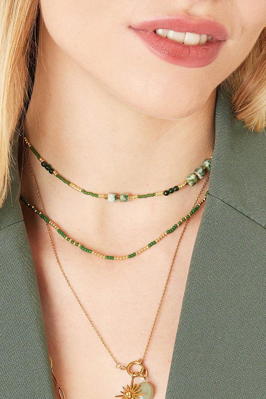 Collier All Natural Noir Acier inoxydable Image3